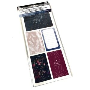 3/$30 The Happy Planner FREE SPIRIT Journaling Stickers- 24 pcs
